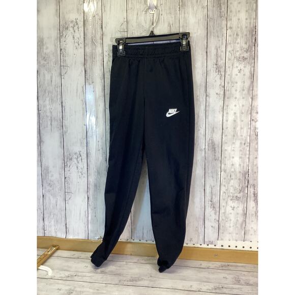 Nike Jogger Logo embroidered Sweatpants Black Unisex Size- Small (W8 /L27) - Picture 1 of 6